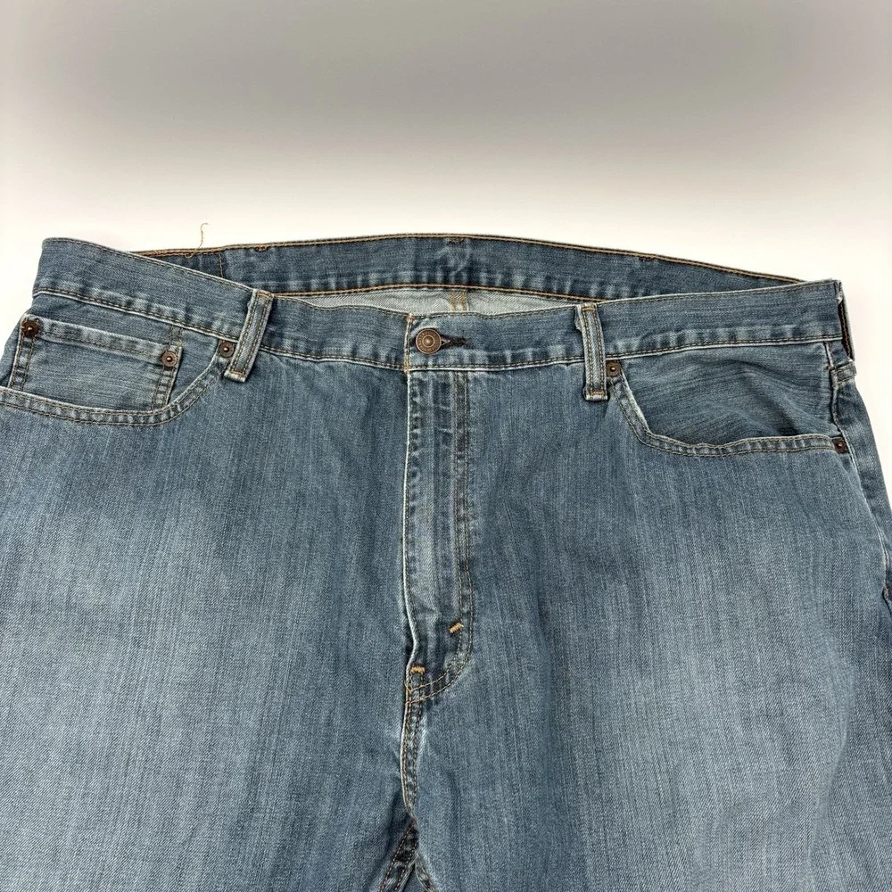Levi's 559 Men's Jeans 42x30 Blue Denim Relaxed Straight Fit Wash 00559-0733